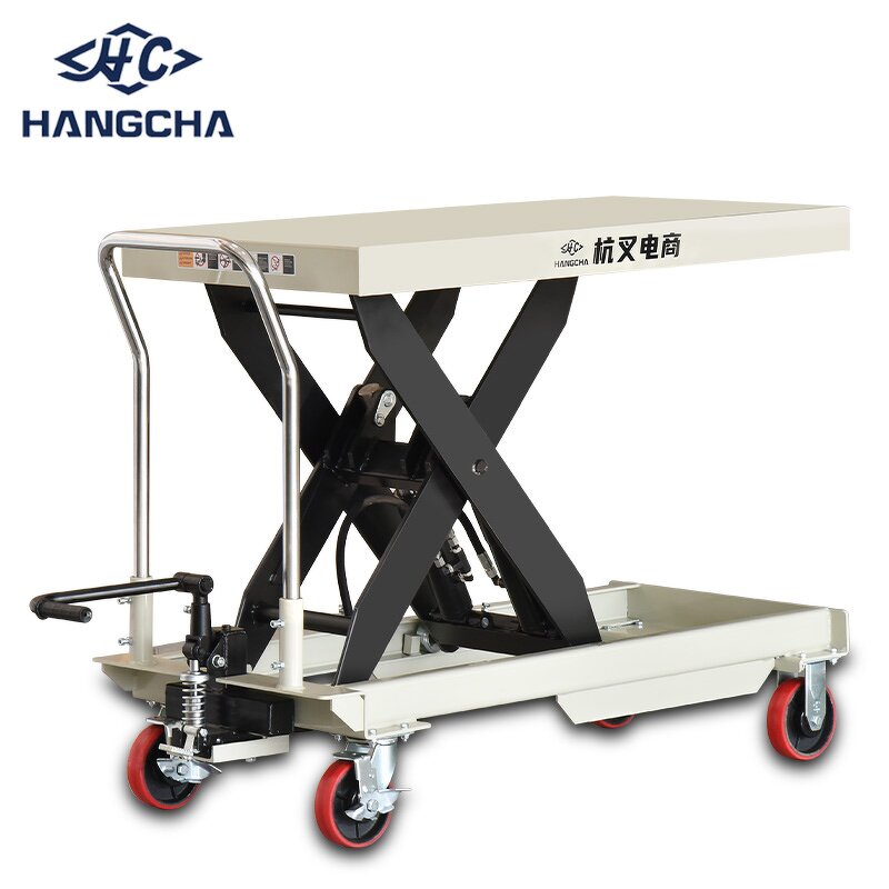 Lift Table Manufacturer - Hangcha 1000kg Factory Price Manual Small Hydraulic Hand Scissor