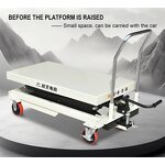 Lift Table Manufacturer - Hangcha 350kg CE ISO Manual Small Hydraulic Hand Scissor Lift