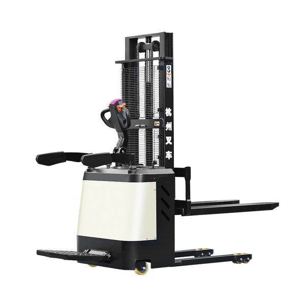 Pallet Stacker Manufacturer - Hangcha 2000kg 2500mm DC Motor Full Auto Standing Electric