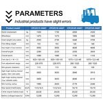 Forklift Manufacturer - Hangcha CPC15-AG67 1.5t ISO CE Side Shift Auto Fork 4x4 Diesel