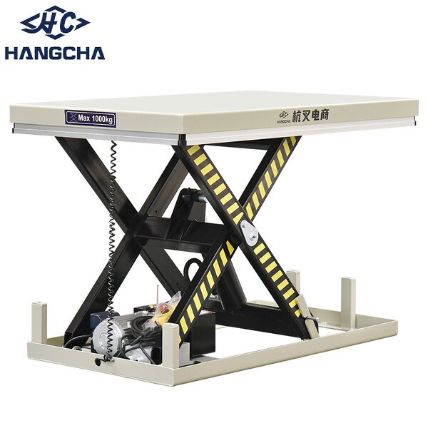 Lift Table Manufacturer - Hangcha 4t 1.4m 2200*1000mm ISO CE Warehouse Hydraulic Scissor