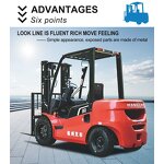 Forklift Manufacturer - Hangcha A 3t CE ISO EPA 3500mm Lift Side Shift Auto Fork Diesel