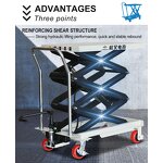 Lift Table Manufacturer - Hangcha 1500kg CE ISO Manual Small Hydraulic Hand Scissor Lift