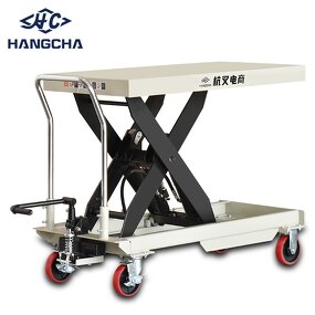 Lift Table Manufacturer - Hangcha 1500kg CE ISO Manual Small Hydraulic Hand Scissor Lift