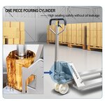 Pallet Truck Manufacturer - Hangcha 2500kg SS ISO CE Nylon Wheel Hand Hydraulic Jack