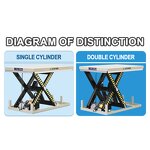 Lift Table Manufacturer - Hangcha 1000kg CE Manual Small Hydraulic Hand Scissor Lift