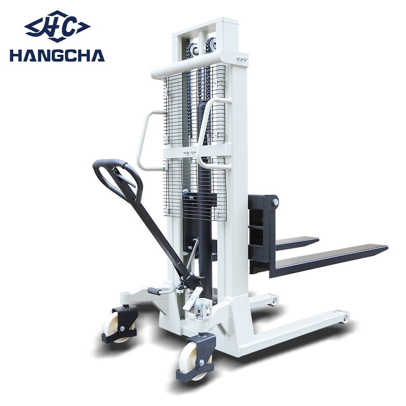 Pallet Stacker Manufacturer - Hangcha 1t 1600mm ISO CE Manual Hand Hydraulic Loading