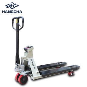 Pallet Truck Manufacturer - Hangcha 2500kg 570mm Weighing Scale Printed Hydraulic Jack