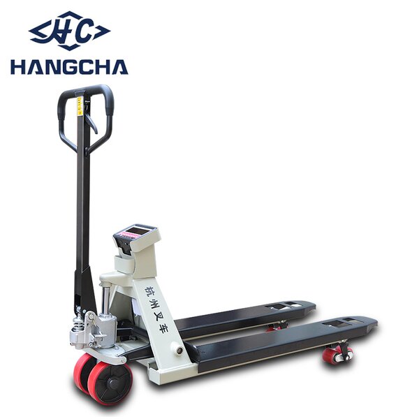 Pallet Truck Manufacturer - Hangcha 2500kg 700mm Weighing Scale Hydraulic Pump Jack