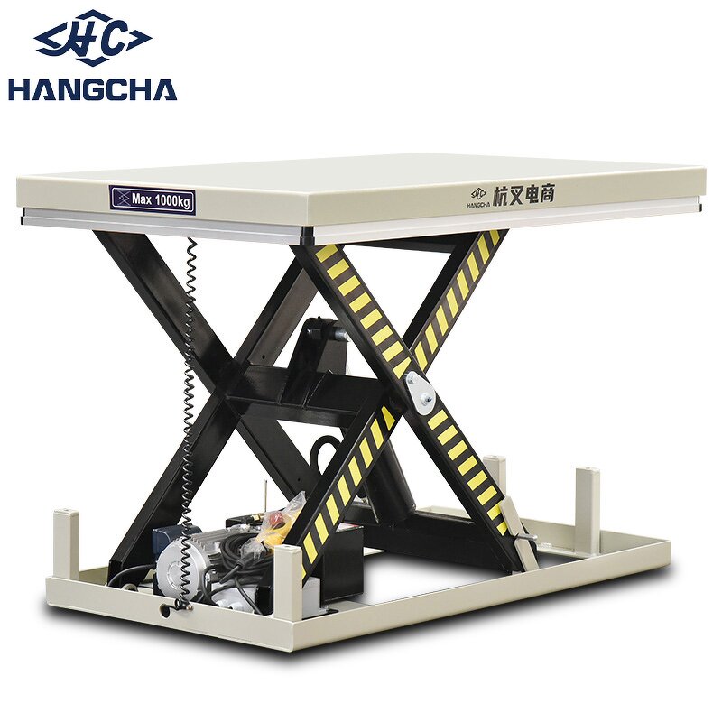 Lift Table Manufacturer - Hangcha 1t 1600*1000mm ISO CE Warehouse Hydraulic Electric Scissor