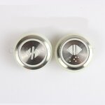 Elevator Part Manufacturer - Custom Aluminum Villa Elevator Door Manual Automatic