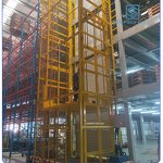 Cargo Lift Manufacturer - Single/Double Guide Rail Hydraulic Vertical Warehouse Lift