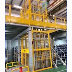 Freight Elevator Manufacturer - Industrial Guide Rail Hydraulic Vertical Warehouse Lift
