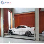 Car Lift Manufacturer - 4 Post Hydraulic Steel Lift 12 Months Warranty Workshop Use
