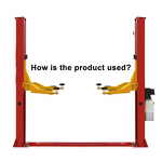 Car Lift Manufacturer - 4T 2 Post Hydraulic Portable Auto Vehicle Hoist Equipment