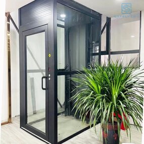 Home Elevator Manufacturer - Small 2 Floor Residential Hydraulic Lift for House