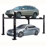 Car Lift Manufacturer - 2 Post Double Cylinder Hydraulic Steel Garage Car Lift