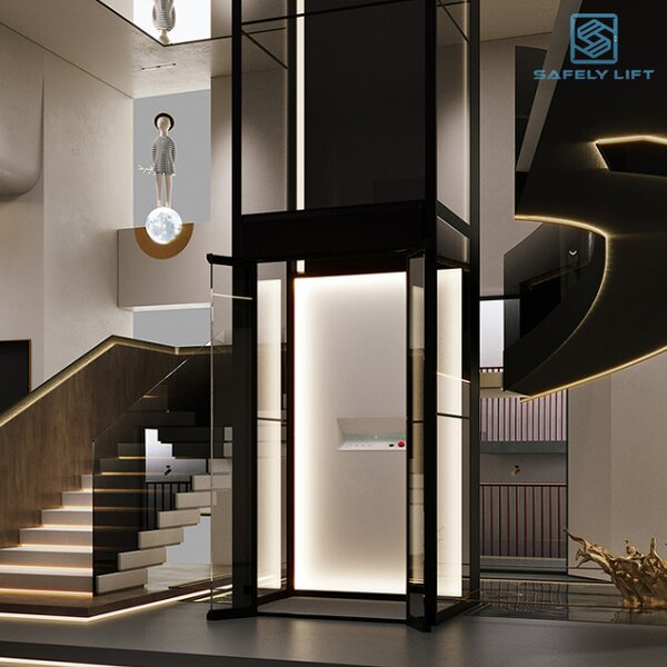 Home Elevator Manufacturer - 2-3 Floor Hydraulic Residential Safe Cheap House Lift