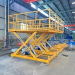 Scissor Lift Table Manufacturer - Fixed Hydraulic Manual Foot Pump Cargo Lifter