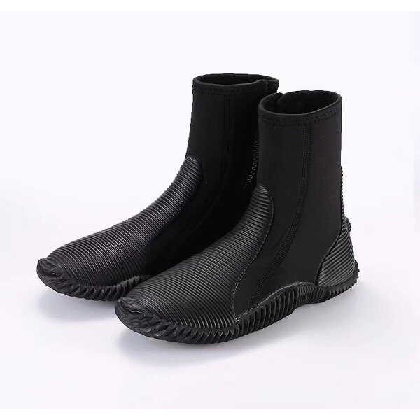 Diving Boots Manufacturer - Sinodiving 5mm Neoprene Zipper Outdoor Scuba Diving Shoes