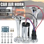 Car Horn Manufacturer - Sinodiving 12V/24V 110dB Super Loud Dual Trumpet Air Horn
