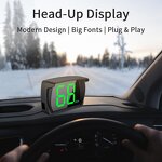 Car HUD Manufacturer - Sinodiving 2.8 Inch GPS Digital Plug and Play Head-Up Display