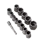 Socket Set Manufacturer - Sinodiving 14pcs 6.35-19mm Damaged Screw Extractor Socket