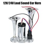 Car Horn Manufacturer - Sinodiving 12V/24V 110dB Super Loud Dual Trumpet Air Horn
