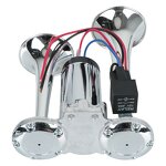 Car Horn Manufacturer - Sinodiving 12V/24V 110dB Super Loud Dual Trumpet Air Horn