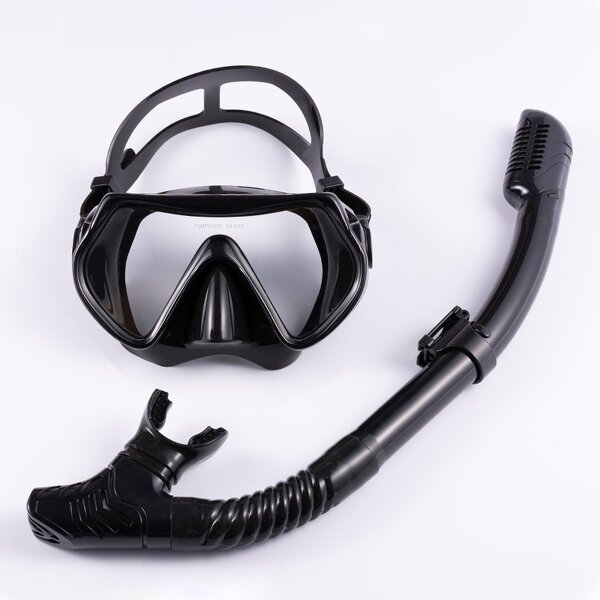 Diving Snorkel Set Manufacturer - Sinodiving Anti-Fog Tempered Glass Mask Snorkel