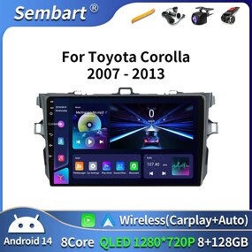 Car Radio Manufacturer - Sinodiving Android 16 for Toyota Corolla E140/150 2007-2013