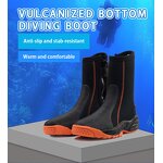Diving Boots Manufacturer - Sinodiving 5mm Neoprene Zipper Vulcanized Spearfishing Boots