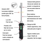 Tire Pressure Gauge Manufacturer - Sinodiving 230 PSI Stainless Steel LCD Flashlight Gauge