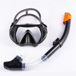 Diving Snorkel Set Manufacturer - Sinodiving Anti-Fog Tempered Glass Mask Snorkel