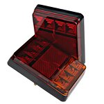 Car Light Manufacturer - Sinodiving 8 LED Rear Tail Warning Light for Trailer Truck
