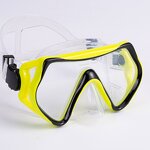 Diving Mask Manufacturer - Sinodiving Black Low Volume Myopic Lens Adult Diving Mask