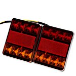 Car Light Manufacturer - Sinodiving 8 LED Rear Tail Warning Light for Trailer Truck