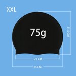 Swim Cap Manufacturer - Sinodiving Seamless Silicone Custom Logo Fashion Bathing Cap