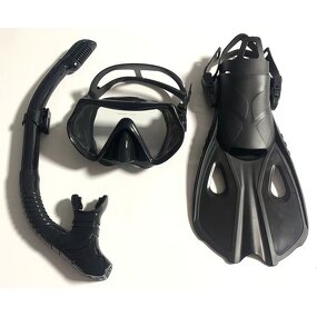 Diving Fins Manufacturer - Sinodiving Frog-Shaped Blade with Goggles Breathing Tube