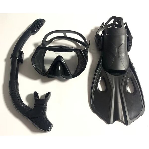 Diving Fins Manufacturer - Sinodiving Frog-Shaped Blade with Goggles Breathing Tube