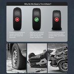 Tire Pressure Gauge Manufacturer - Sinodiving EU Type LED LCD Digital Tire Inflator