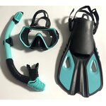 Diving Fins Manufacturer - Sinodiving Frog-Shaped Blade with Goggles Breathing Tube