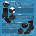 Diving Socks Manufacturer - Sinodiving 3mm Neoprene Snorkeling Swimming Beach Socks
