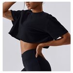 Crop Tops Manufacturer - Brand Oversize Leisure Pull Over Quick Dry Sweat-Wicking