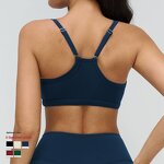 Sports Bra Manufacturer - Yoga Cross Square Neckline Cloud Sense Breathable High-Support