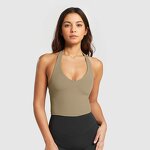 Sports Top Manufacturer - Halter Neck Crop Corset Backless Custom Activewear
