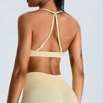 Sport Bra Manufacturer - Hot Selling Adjustable Strap Cross Back Seamless