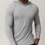 T-Shirt Manufacturer - Men's Casual Quick-Dry Long Sleeve Hooded for Running Gym