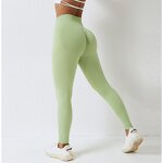 Yoga Legging Manufacturer - Plus Size Women Seamless High Waist Scrunch Butt Lift