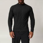 T-Shirts Manufacturer - Custom Logo Men's Long Sleeve Stand Collar Zipper Design Jackets